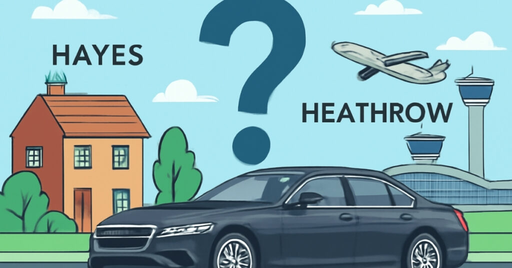 Hayes to Heathrow taxi
