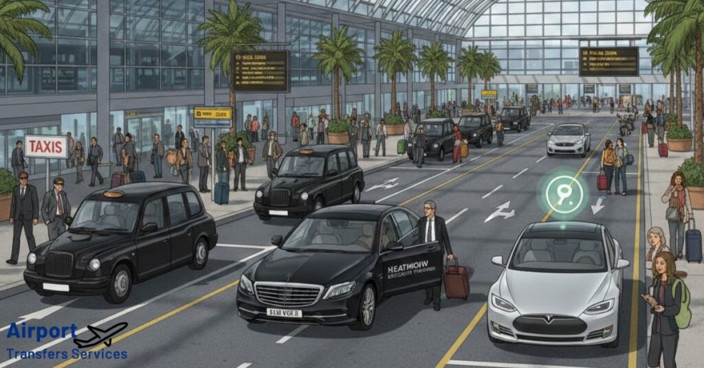 Options for Getting a Taxi at Heathrow Airport