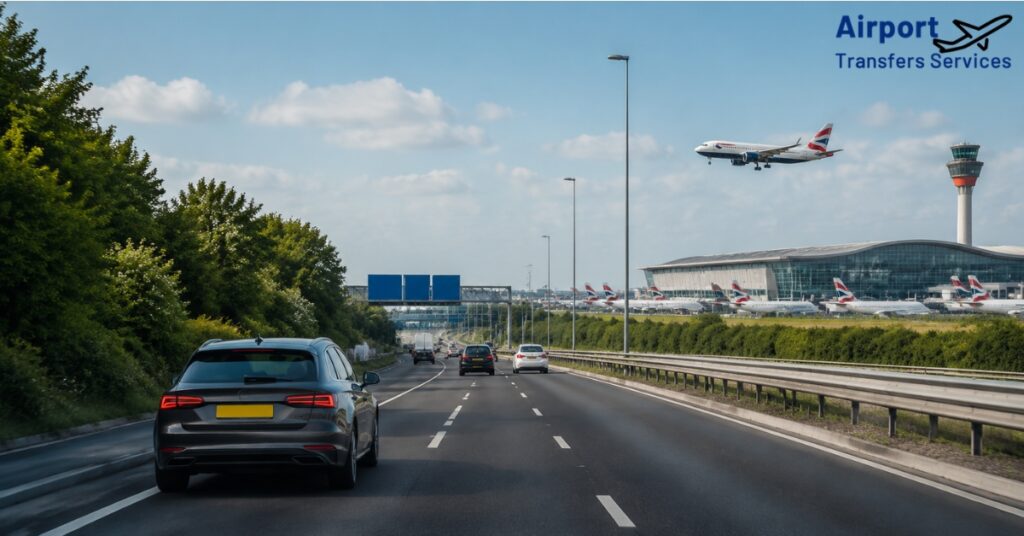 Taxi from Downley to Heathrow