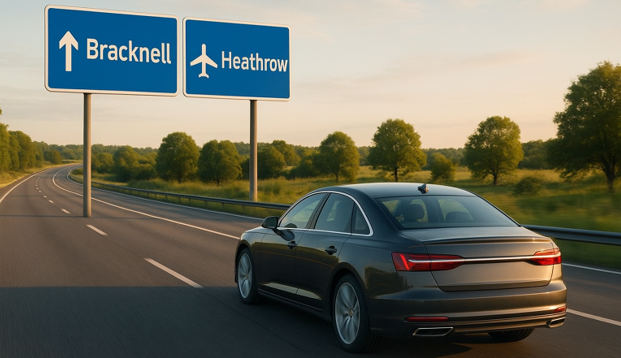 Taxi Bracknell to Heathrow Airport